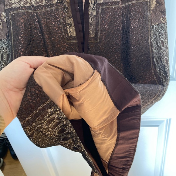 Anthroplogie Byron Lars Beauty Mark Carrisima Sheath Gold. - Picture 7 of 7